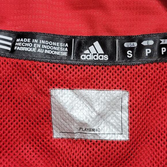 Adidas Red NCSU College Softball Jacket Small 623 - Picture 3 of 14